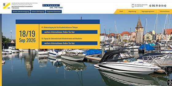 Landingpage Webseite Bodenseetagung als Screenshot