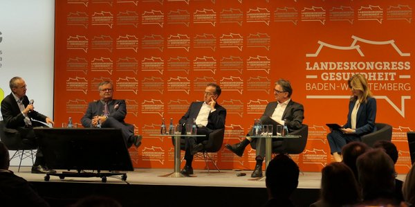 Podiumsdiskussion beim Landeskongress Gesundheit