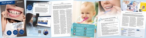 Collage des Magazins Patient aktuell