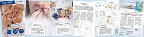Collage des Magazins Patient aktuell 7/2025